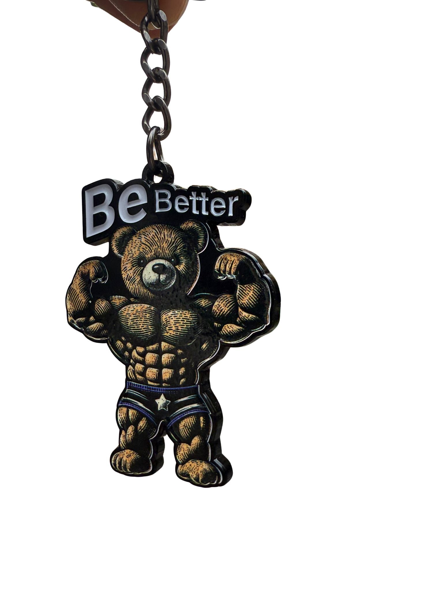 Teddy Builder keychain